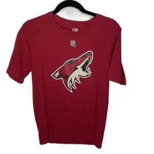 Arizona Coyotes Youth T Shirt Size X-Large 18/20 XL  Maroon #18 Keller NHL